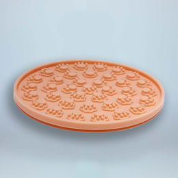 Produktbild von Schlecki Schleckmatte für Hunde aus Silikon Orange Intelligenzspielzeug