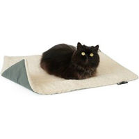 Produktbild von SCHLITZOHR Gefütterte Haustierdecke für Hunde und Katzen grau/beige 70 x 50 cm
