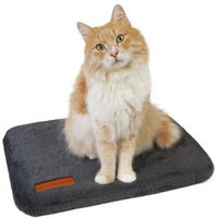 Produktbild von Schlitzohr Katzen Fensterbankliege Teddy Plüsch Grau