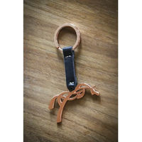 Produktbild von Schlüsselanhänger Pénélope aus Leder Unisex Schwarz Gold von TU