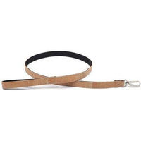 Produktbild von Schmale Hundeleine aus Kork von Kork-Deko in Schwarz, 120 cm, vegan und für kleine bis mittelgroße Hunde