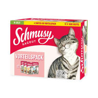 Produktbild von Schmusy Katzen Nassfutter Stückchen in Gelee Adult Getreidefrei 48x100g