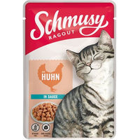 Produktbild von Schmusy Ragout Huhn in Sauce für Katzen Adult 22 x 100 g getreidefrei - 22 x 100 g