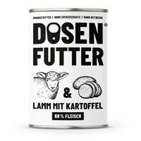 Produktbild von Schnauze & Co. Hundefutter Lamm & Kartoffel getreidefrei mit hohem Fleischanteil 6x 400g
