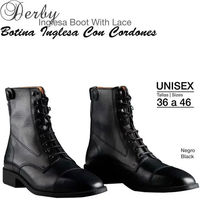 Produktbild von Schnürstiefeletten Zaldi Unisex Schwarz aus Kunstleder Größe 46