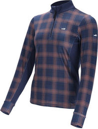 Schockemöhle HW 2026 Trainingsshirt SPXandra Damen Navy Check Größe XL – Bild 1 von 1
