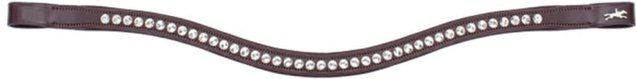 Schockemöhle Sports Crystal Select Stirnriemen Espresso/Silver P2 – Bild 1 von 1