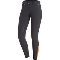 Produktbild von Schockemöhle Sports Reithose Damen Electra FS Full-Grip Silikon Grau Orange Größe 36 wasserabweisend