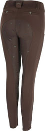 Schockemöhle Sports Reitleggings SPDorina Style Full Grip für Damen in Braun – Bild 1 von 4