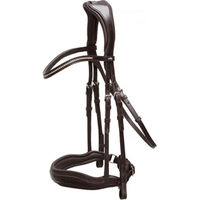 Produktbild von Schockemöhle Sports Trense Slimford Leder Espresso/Silver Größe XL