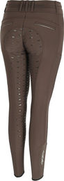 Schockemöhle Sports Winter-Reithose Heather II Style Full Grip für Damen in Braun mit Silikon-Grip – Bild 1 von 1
