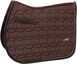 Schockemöhle Springschabracke SP Soft Velvet für Pferde in Mocca Größe WB – Bild 1 von 1
