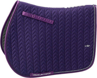 Schockemöhle Springschabracke SPCeramica für Pferde Dark Purple Größe WB – Bild 1 von 1