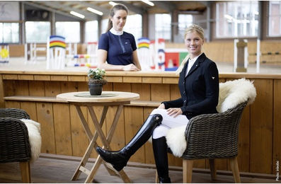 Schockemöhle Air Cool Turniersakko Damen Sommerturnierjacket Schwarz Größe M – Bild 1 von 2