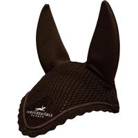 Produktbild von Schockemöhle Air Silent Fly Veil Fliegenhaube für Pferde aus Neopren in Braun