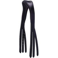 Produktbild von Schockemöhle Anatomisches Reitkopfstück mit doppeltem Riemen aus Leder für Vollblut in Schwarz