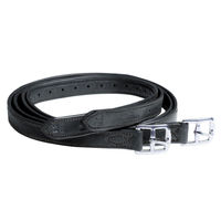 Produktbild von Schockemöhle Chantilly Steigbügelriemen aus Leder in Schwarz mit Silber