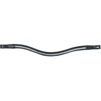 Produktbild von Schockemöhle Clincher Select Stirnriemen für Pferde aus Leder in Schwarz XL