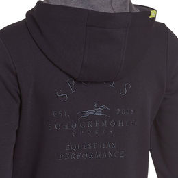 Schockemöhle Cora Damen Kapuzenpullover aus Baumwolle Blau Schwarz Grösse M – Bild 1 von 2