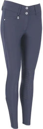 Produktbild von Schockemöhle Damen Reithose Mid Grip Sommer Grau Blau