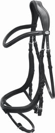 Schockemöhle Equitus Alpha Anatomische Leder Trense für Warmblut – Bild 1 von 2