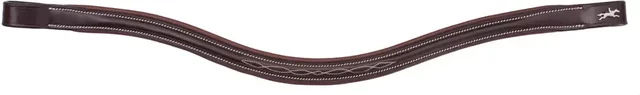 Produktbild von Schockemöhle Fancy Select Stirnband für Pferde aus Leder in Braun