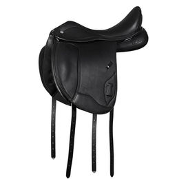 Produktbild von Schockemöhle IC Evol Tiefsitz Reitsattel aus Kalbsleder mit Klettverschluss Schwarz