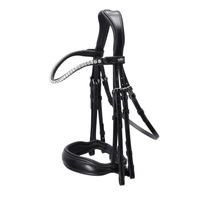 Produktbild von Schockemöhle Kandarenzaum SP Milazzo Premium Line für Warmblut in Schwarz mit Silber