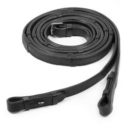 Schockemöhle Lederzügel mit Grip in Schwarz – Bild 1 von 2