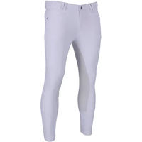 Produktbild von Schockemöhle Linus Damen Vollbesatzturnhose aus Kunstleder in Weiß