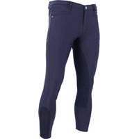 Produktbild von Schockemöhle Linus FS Reithose für Herren mit Ganzbesatz aus Kunstleder in Blau