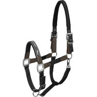 Produktbild von Schockemöhle Memphis Safety Halfter aus Nylon und Leder in Schwarz