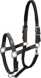 Schockemöhle Memphis Safety Halfter für Pferde aus Nylon und Leder in Schwarz – Bild 1 von 3