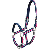 Produktbild von Schockemöhle Memphis Stallhalfter aus Nylon für Vollblut in Navy Blau