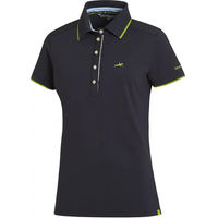 Produktbild von Schockemöhle Mirabella Reitpoloshirt für Damen Sommer Blau Schwarz XL