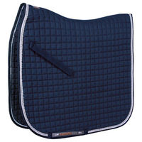 Produktbild von Schockemöhle Neo Star Dressurschabracke aus Baumwolle Blau für Warmblut