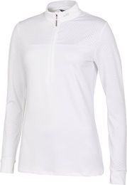 Schockemöhle Penelope Turniershirt Damen Weiß Größe L aus Polyester – Bild 1 von 3