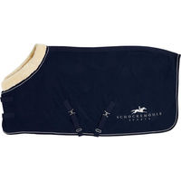 Produktbild von Schockemöhle Premium Fleece Rug Faux Fur Decke für Warmblut in Schwarz 145 cm - 145 cm
