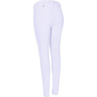 Produktbild von Schockemöhle Reitleggings Air Sporty Pro Damen Weiß Sommer Reithose mit Vollgrip