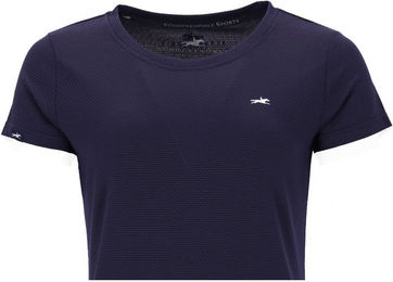 Produktbild von Schockemöhle Reitshirt Damen Blau Polyamid Größe L