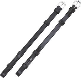 Produktbild von Schockemöhle Select Kinnriemen Cheekpieces aus Leder in Schwarz Größe M und L