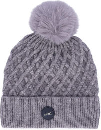 Produktbild von Schockemöhle Soft Beanie Style Wintermütze aus Polyester in Grau