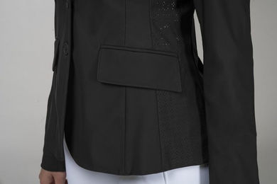 Schockemöhle SpAlaine Classic Show Turnierjacket für Damen in Schwarz aus Nylon Größe L – Bild 1 von 2