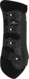 Schockemöhle Sports Air Flow Dressage Hind Boots Gamaschen aus Neopren Schwarz für Vollblut – Bild 1 von 2