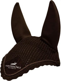 Produktbild von Schockemöhle Sports Air Silent Fly Veil Fliegenhaube für Pferde Vollblut Braun aus Neopren
