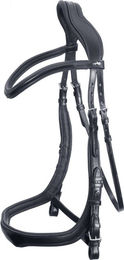 Schockemöhle Sports Anatomic Line Equitus Delta Trense aus Leder Schwarz Silber für Warmblut – Bild 1 von 3