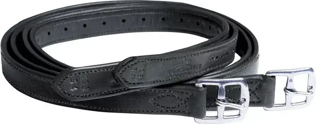 Schockemöhle Sports Chantilly Steigbügelriemen aus Leder Schwarz 135cm – Bild 1 von 5