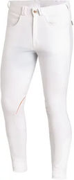 Produktbild von Schockemöhle Sports Draco Reithose für Herren mit Silikon Kniegrip in Weiß