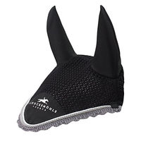 Produktbild von Schockemöhle Sports Dynamite Flyveil Fliegenmütze für Warmblut in Schwarz/Silber