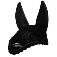 Produktbild von Schockemöhle Sports Fliegenmütze SP Air Silen Fly Veil mit Neoprenohren in Schwarz